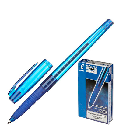 Ручка шариковая 'Pilot.Super Grip G' синяя 0,7 мм , чернила на масляной основе, BPS-GG-F-L;524301
