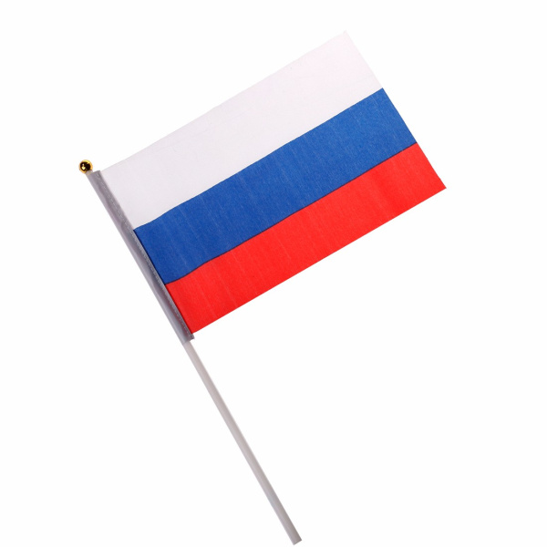 Флаг 40 х 60 см, на палке, (1;уп), AR-10152BСА