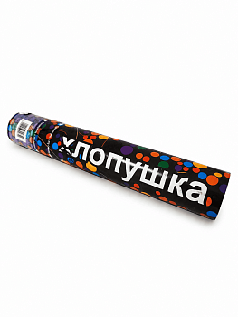 Хлопушка Linea 30 см., фольга (круги), 7096А-5